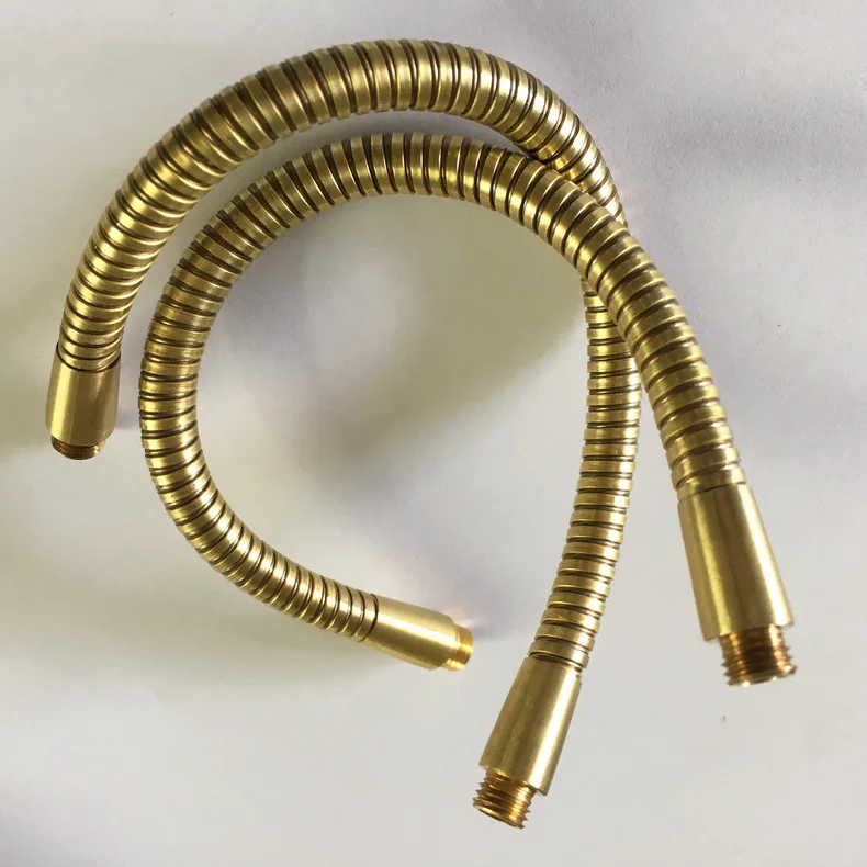 Custom high quality  Hardware brass hose lamp stainless steel hose flexible gooseneck tube