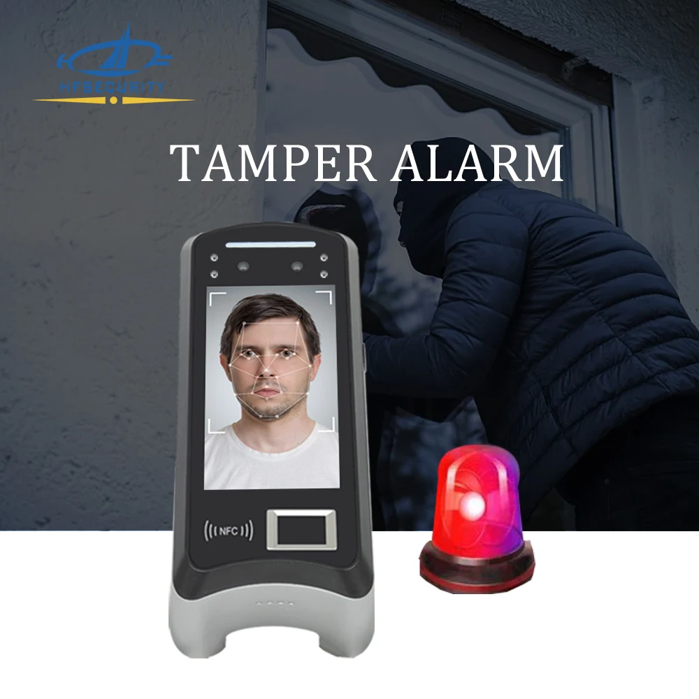 HF-X05 Open API and Free SDK Secondary Development Compatible Face Fingerprint Time Attendance Products