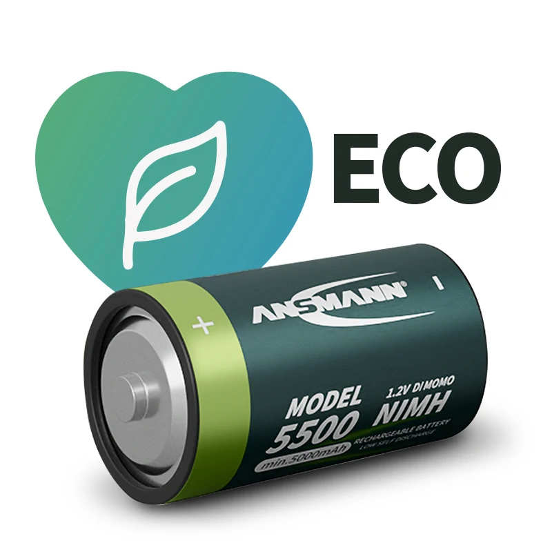 ANSMANN 1.2v 4500mAh C size LR14 rechargeable nimh batteries rechargeable battery