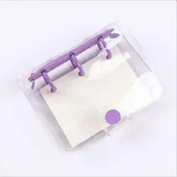 New Arrived Mini Pvc Portable Note Books 3 Hole Loose leaf Recycled Blank Classmate Binder Notebooks