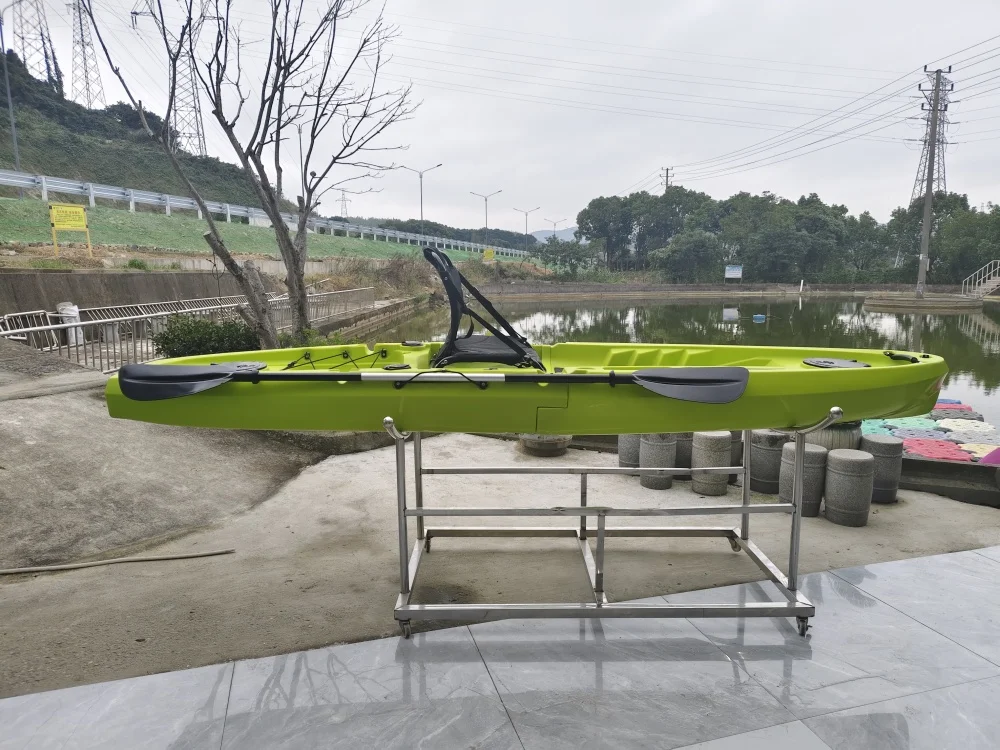 New Arrival Modular Mayak 3.3m 2 Section Detachable Sit On Top Kayak Hard Plastic Single Fishing Kayak One Seat