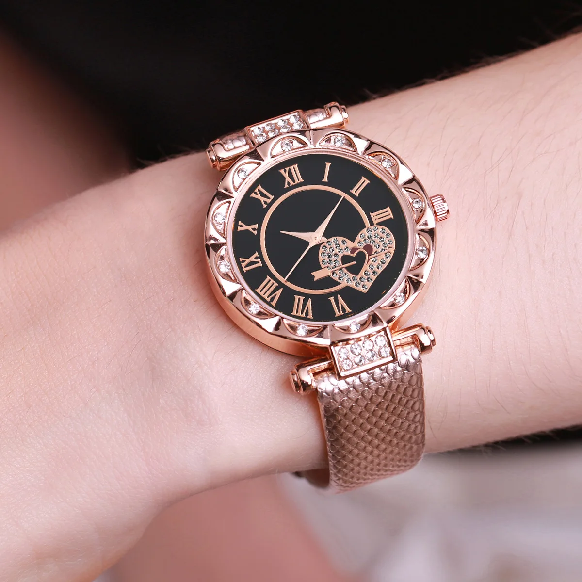 Japan Quartz Waterproof Ladies Watches Milanese Mesh Strap Wrist Watches for Women