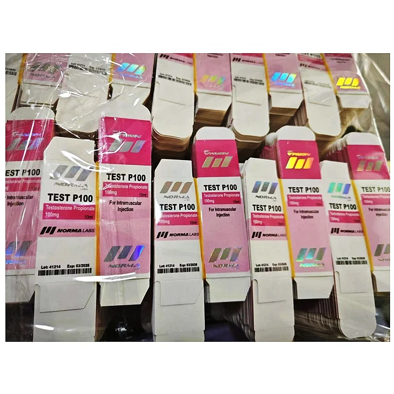 GEN PHARMA TEST P розовая и белая печать 10 мл флакон коробка упаковочные бумажные коробки