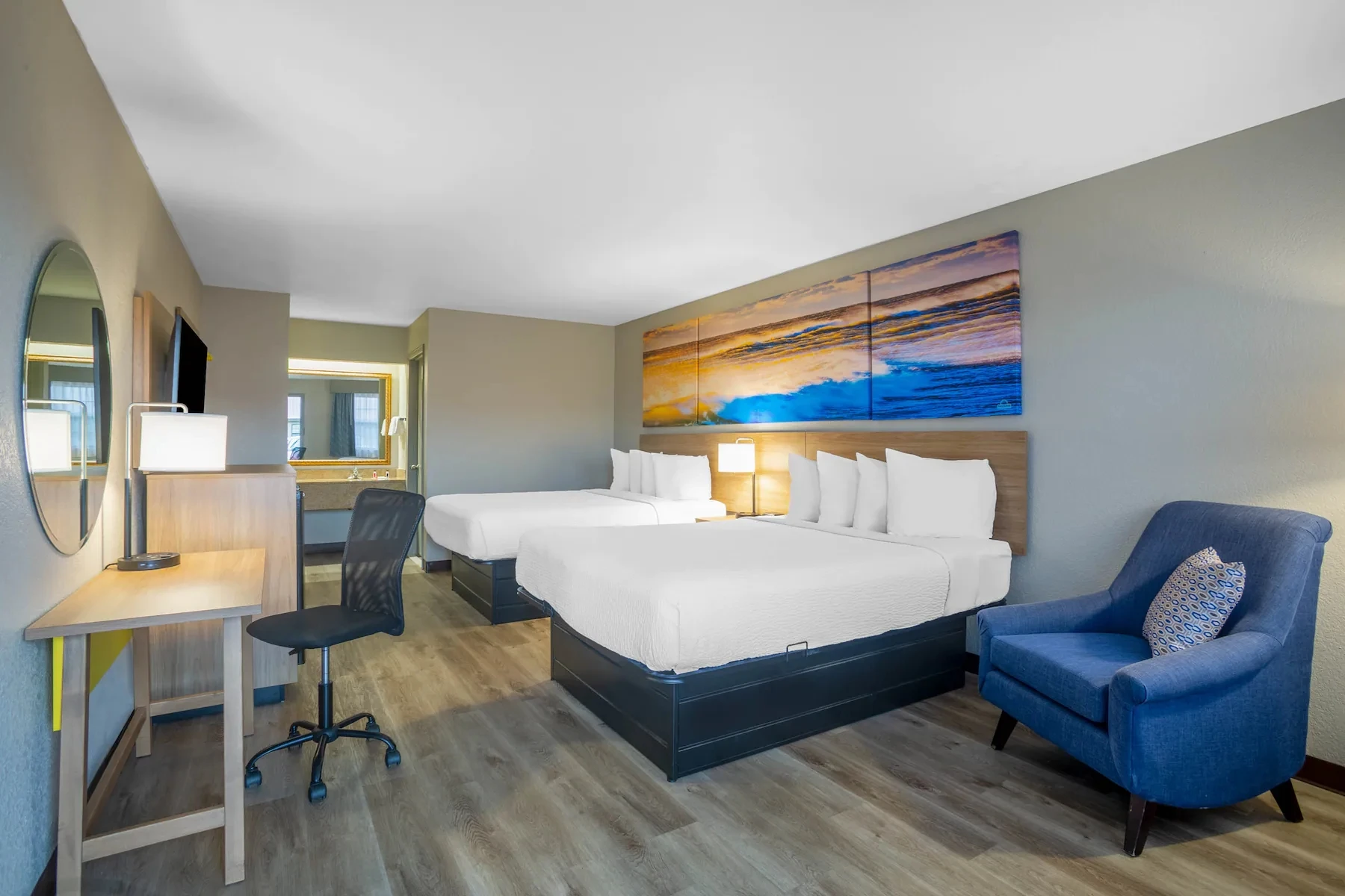 GRT6550 Hotel Furniture Factory for Sale Days Inn Dawn Scheme King Size Hotel Bedroom Sets Furniture Hotel