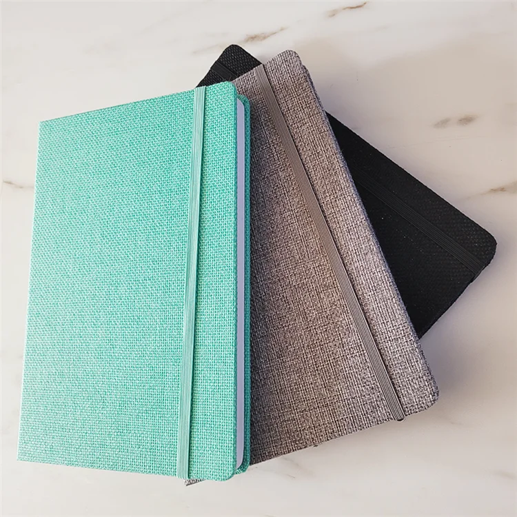 China Custom Made Journal Book Soft Faux Leather Cover Hard Cover Notebook