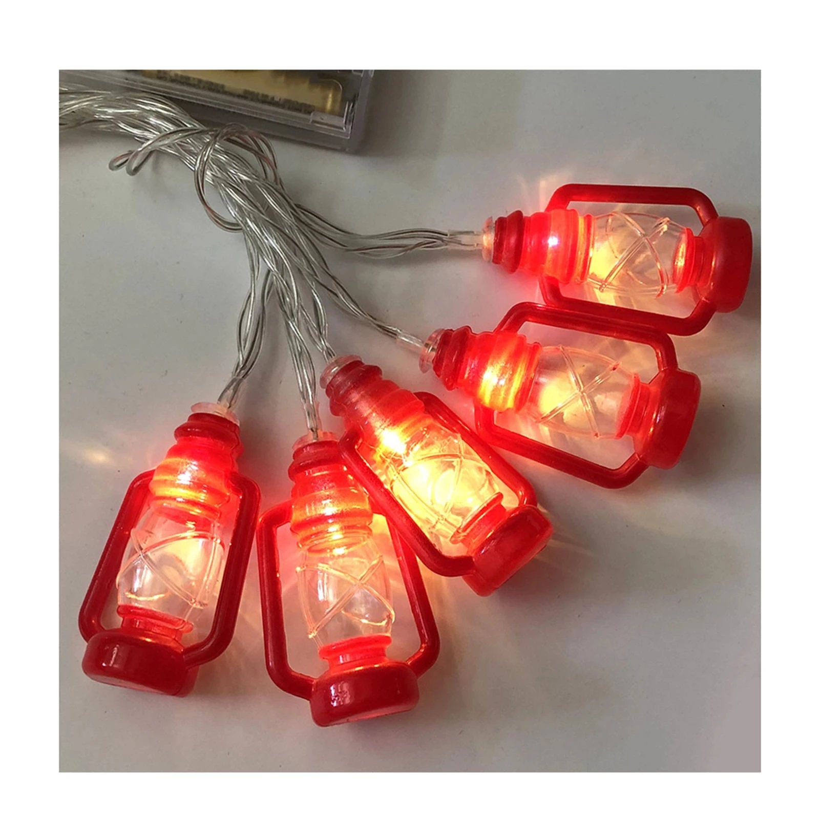 Kerosene Lamp Shape Hanging Light Eid Ramadan Festival String Lamp Pendant Light Fixtures Home Decorative Lights