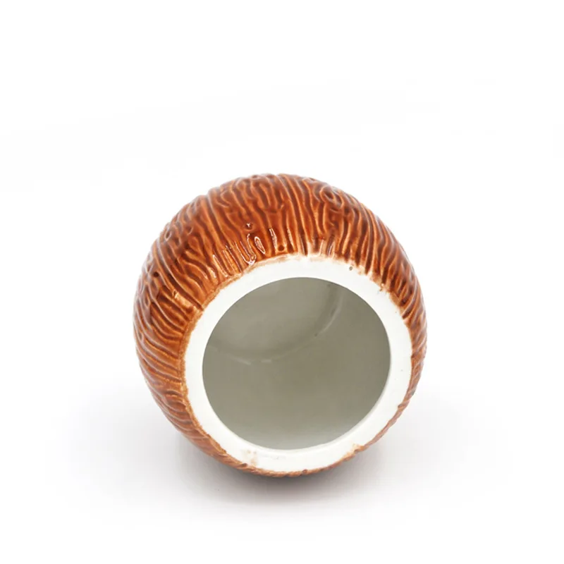 Ceramic Coconut cups Tiki mug bar wine glass wineware Totem coffee mugs wholesales