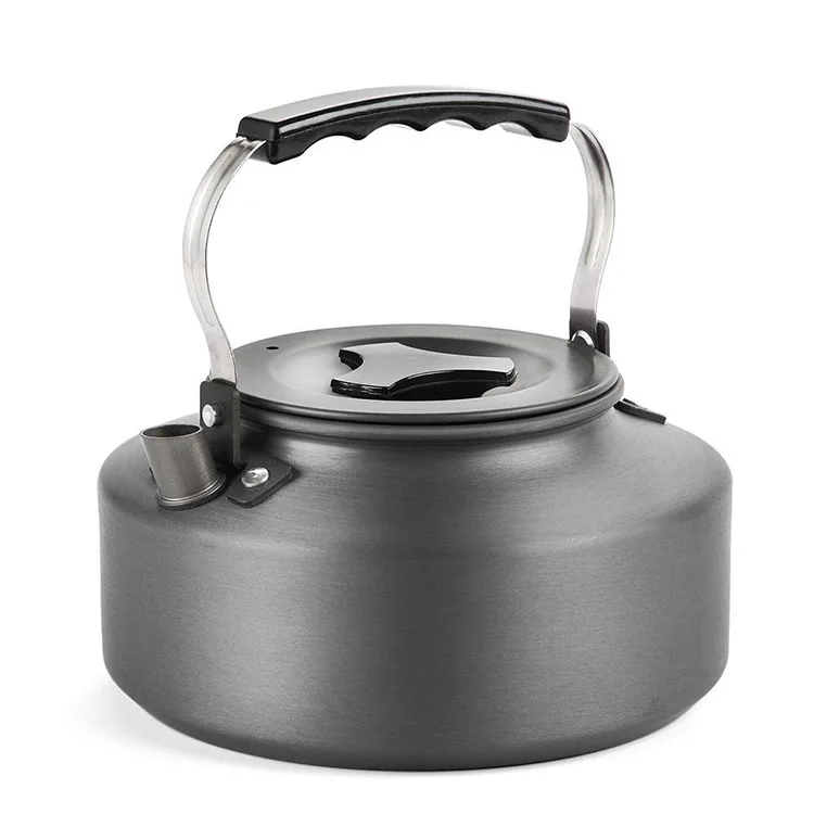Portable Kettle Aluminum 0.8l 1.1l 1.2l 1.4l 1.6l 1.8l 2l Portable Teapot Coffee Pot Camping Hiking Picnic Bbq Water Tea Pots