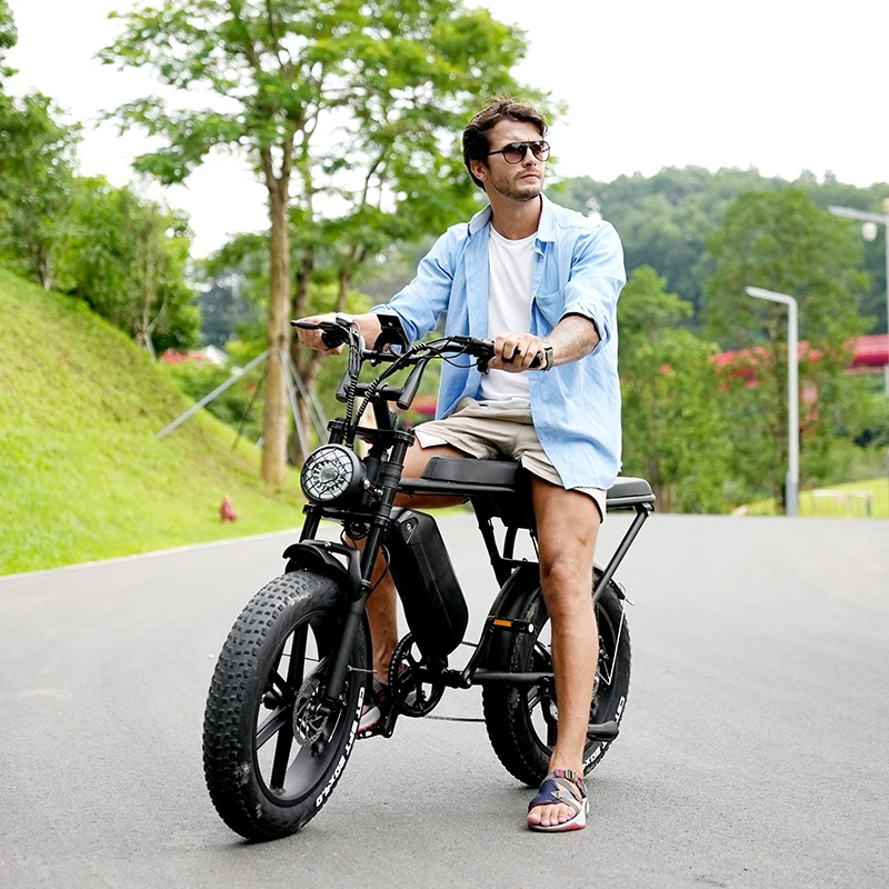 Cyrusher Electric Bike OUXI V8 Eu Us Warehouse Dropshipping Fat Tyre Bike Cycle E Bicycle Motor Moped Electric Ride On Cooler