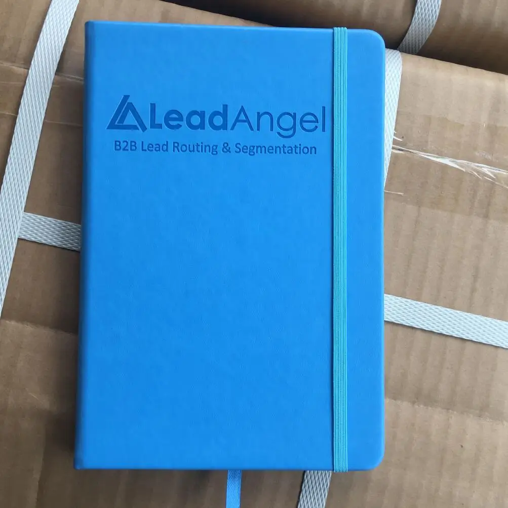 
Custom A5 Hardcover Leather Planner With Pocket 