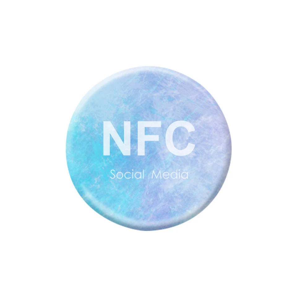Social Media And Access Control Card Pvc Business Nfc Cards NFC RFID Tag Printing Paw Logo QR Code Pet Dog Tag RFID Epoxy card