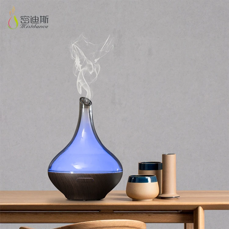 Grain Aromatherapy Machine Amazon Air Diffuser Humidifier Ultrasonic Aroma Diffuser 200ml Dark Wood New Technology Manual ROHS
