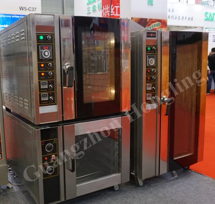 RX-10Q промышленная газовая конвекционная паровая печь для багета