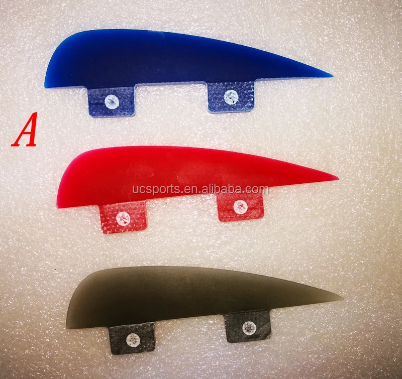 Small Surf Fin SUP Boards Fins Knubster Centre Kneel surfboards Fin Blue/red/black 1'  1.75' 2.5'