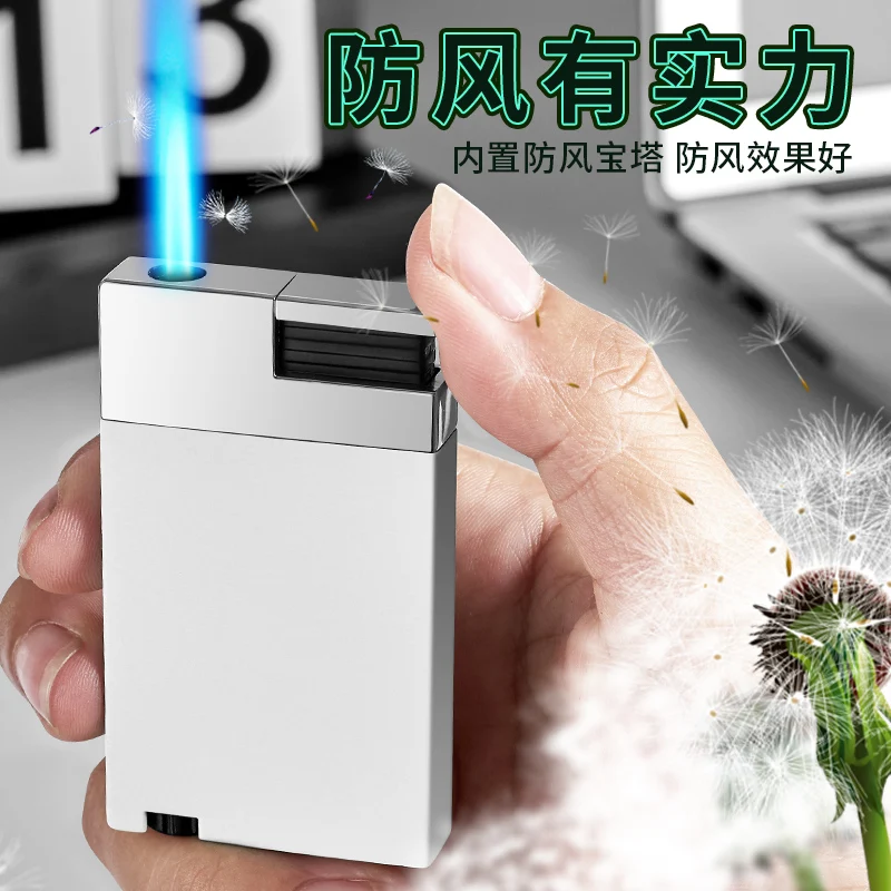 Ultra-thin  Metal Lighter Cigarette Lighters Windproof  for Smoking