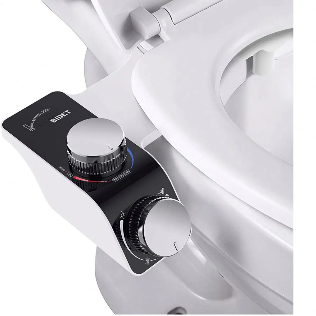GALENPOO CUPC Simple Installation Does Not Use Electric Smart Toilet Cover Butt Flusher Cold and Hot Double Spray