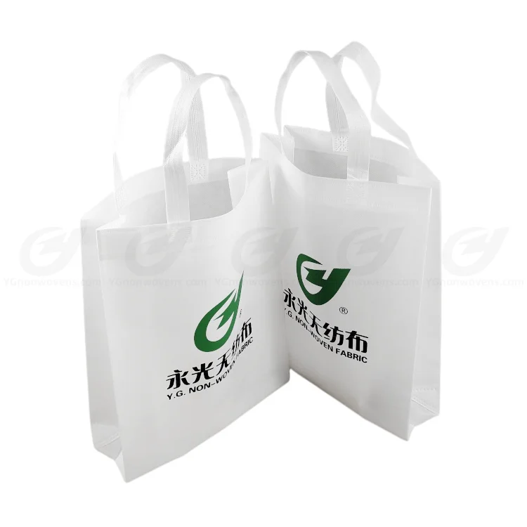 RPET Hand Bag Custom Size Logo Printing Non Woven Shopping Bags