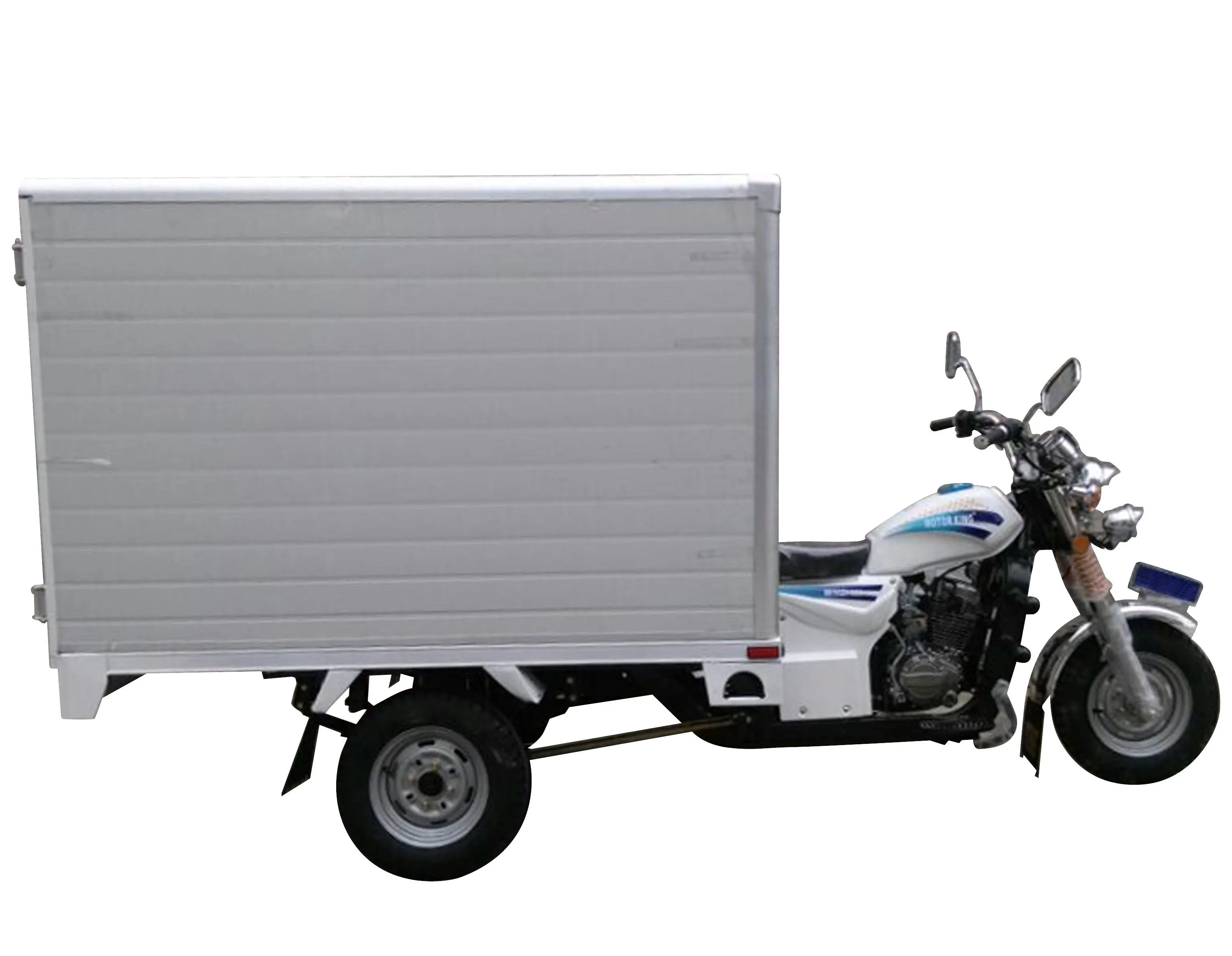 High quality enclosed compartment three-wheeled cargo electric tricycle
