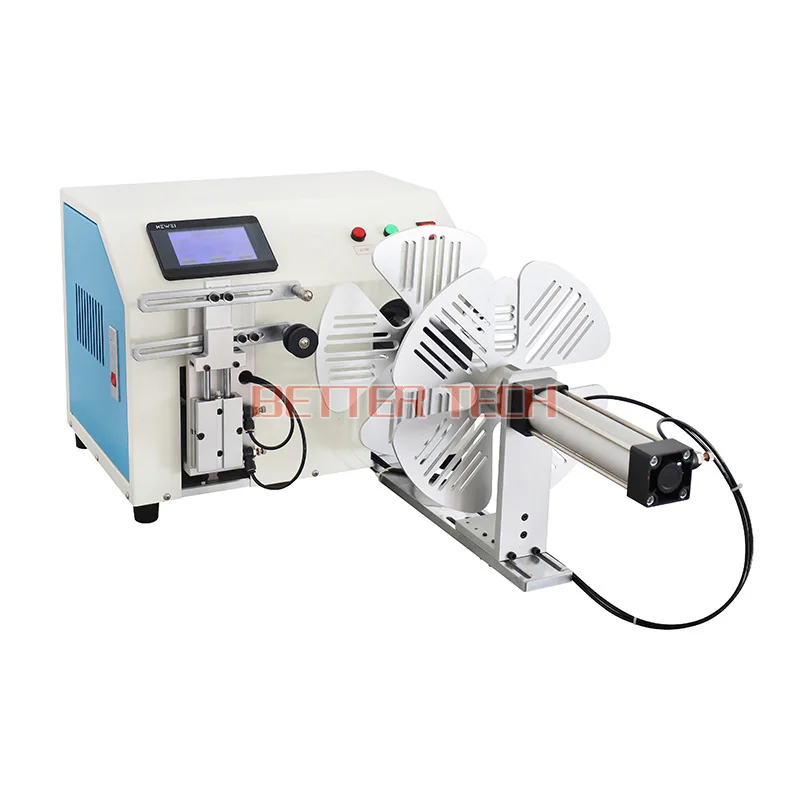 Automatic flat cable coil winding machine wire metering winding machine