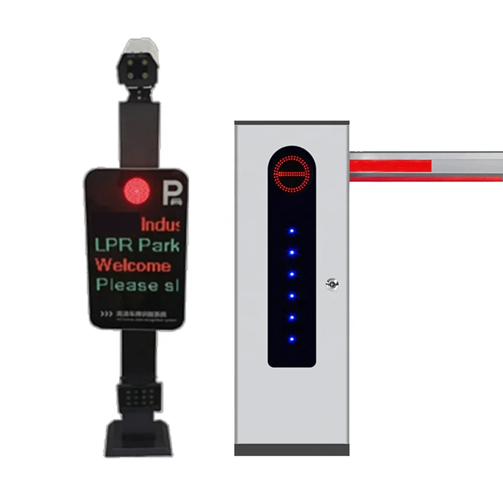 Ankuai Car Park Entrance Driveway Traffic Security Automatic Boom Arm Barrier Gate Parking System