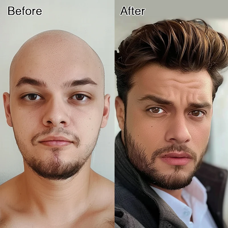 EMEDA wholesale high quality remy hair men toupee fine mono lace hair replacement in stock