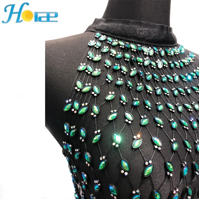 S137 Новое поступление, прозрачная сетчатая ткань, отделка стразами, Алмазная сетка, отделка стразами для изготовления ювелирных изделий