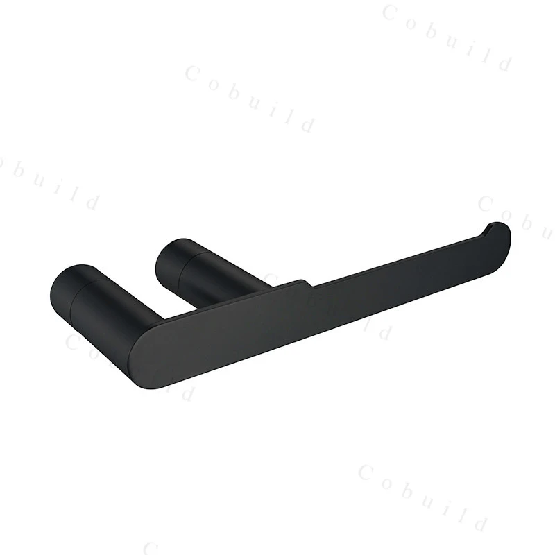 Bathroom Accessories Hardware Set Black Towel Bar Toilet roll Holder Towel Ring Robe Hooks