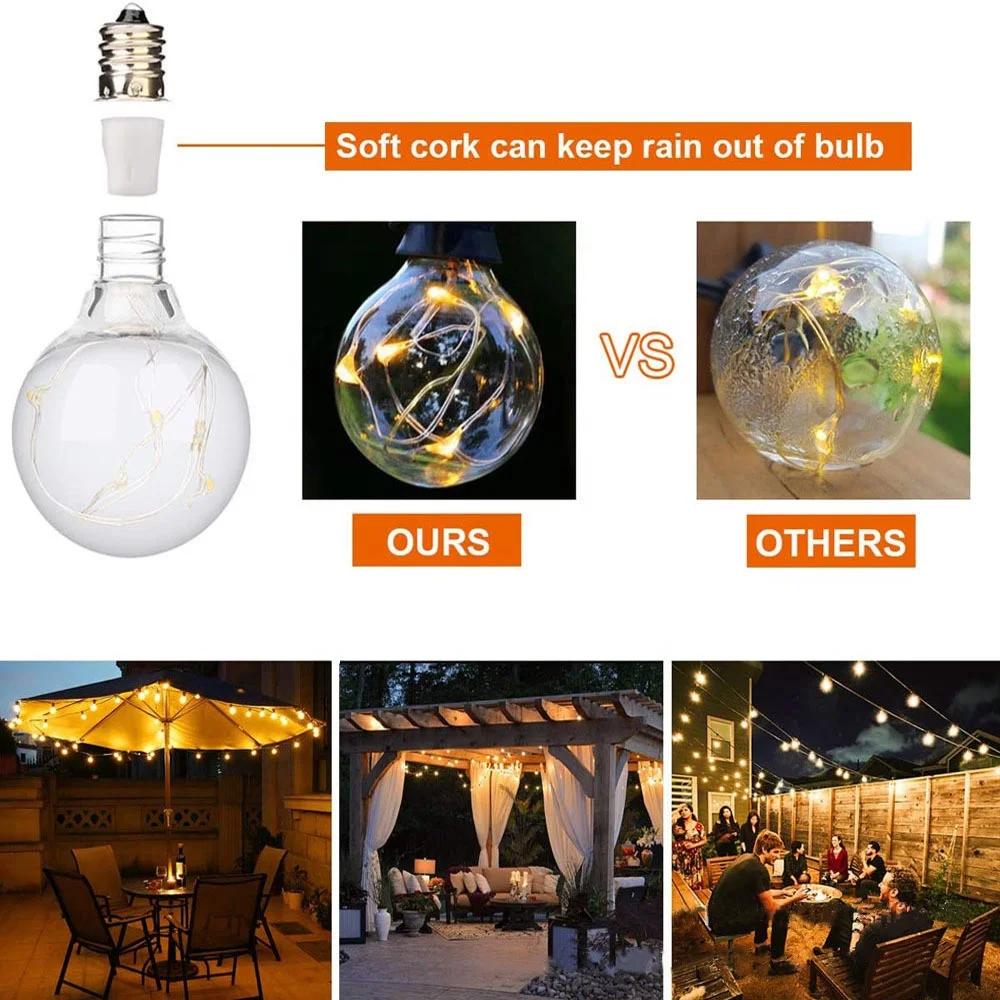 High Quality G40 Led Copper Wire Bulb For String Lights Christmas Light