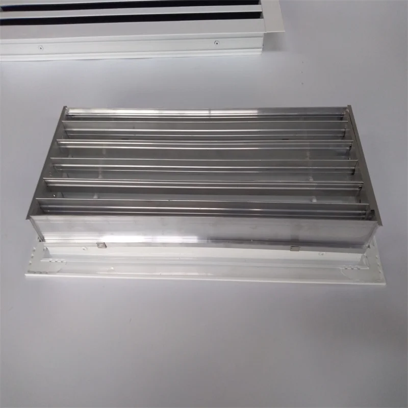 China supplier aluminum supply linear bar grille ceiling air air duct grille with OBD