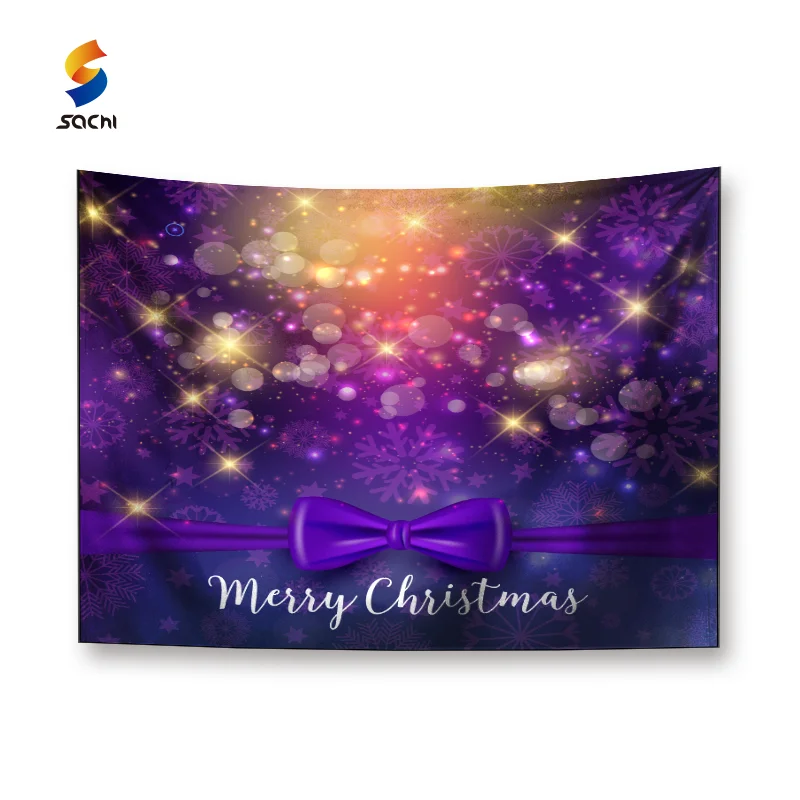 Custom print anime kawaii cotton silk tapestry wall art hanging bohemian mushrooms clip wall tapestry home decor