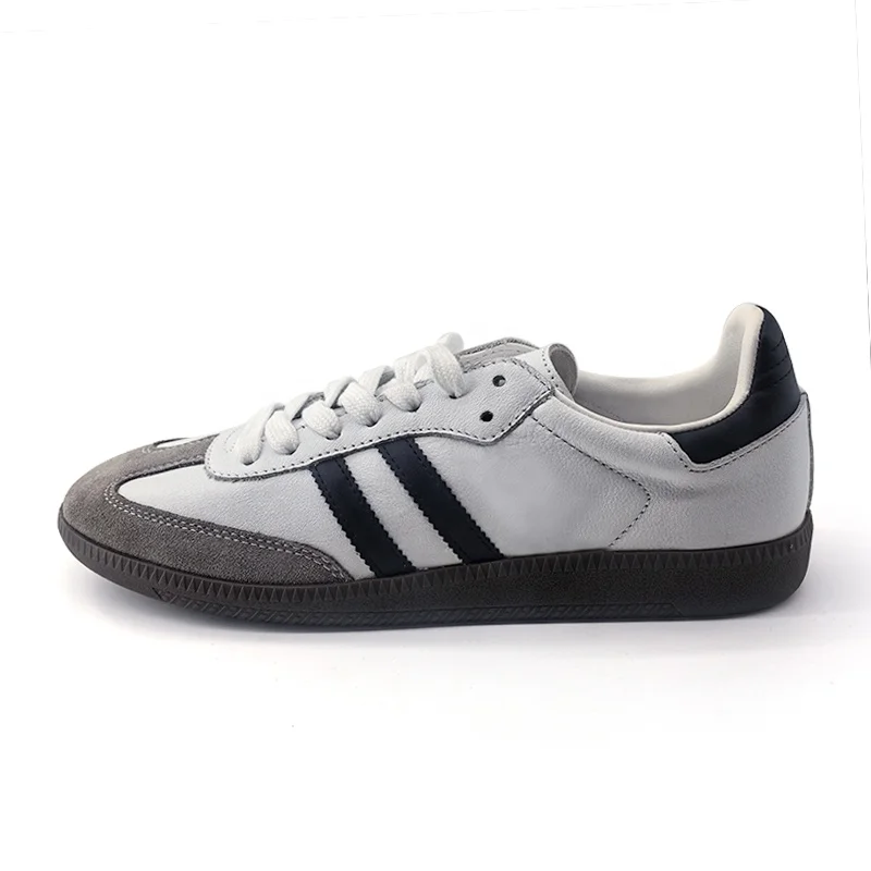 Dropshipping Stylish Popular Genuine Leather Soft Breathable Sport Running Walking Style Outdoor Anti-Slippery Men Sneaker Shoes