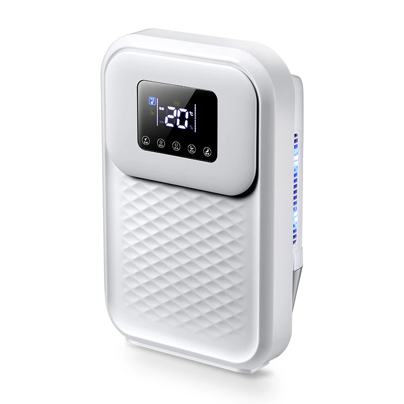 MINI Portable Simple Home Electric Dehumidifier with LED Display Removable 2L Water Tank