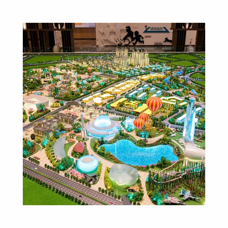 1/200 3D architectural miniature house scale model for real estate sale