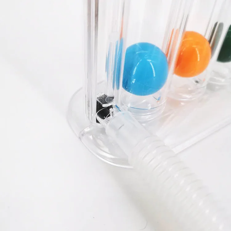 
Hot-selling portable three-ball spirometer for lung health care breathing training device 