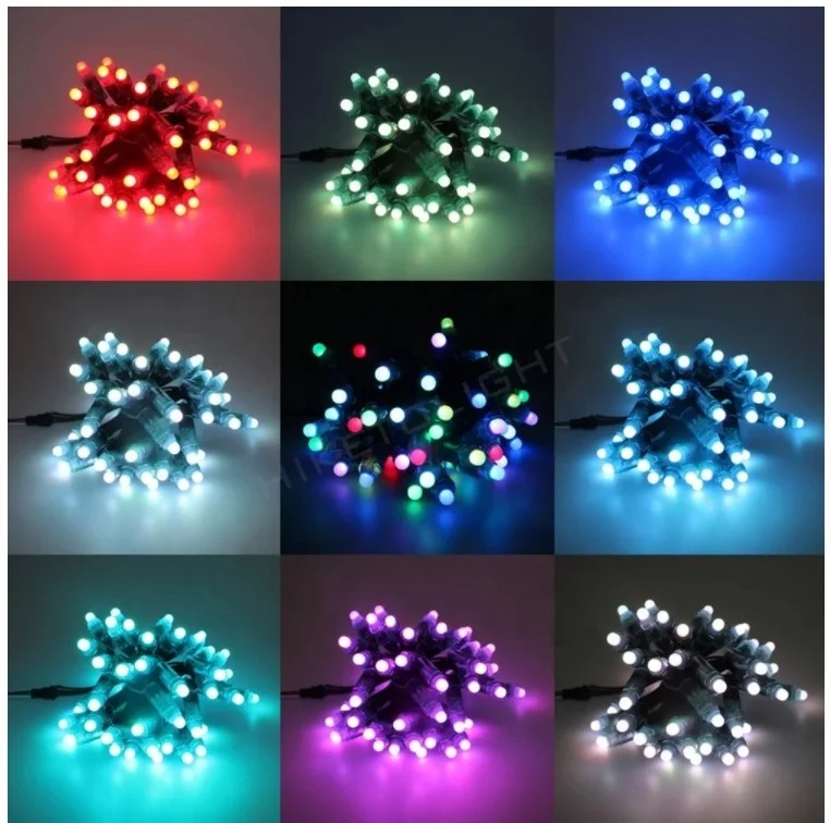 Hot Sale Factory Direct Sale WS2811 RGB IP67 pixel  LED APP control outdoor decoration