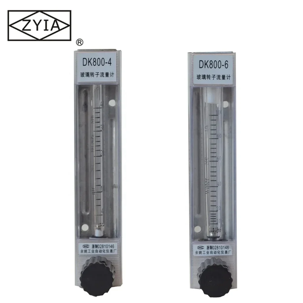 LZB-DK800 small  low flow panel type sight  glass tube portable air flow meter used in laboratory