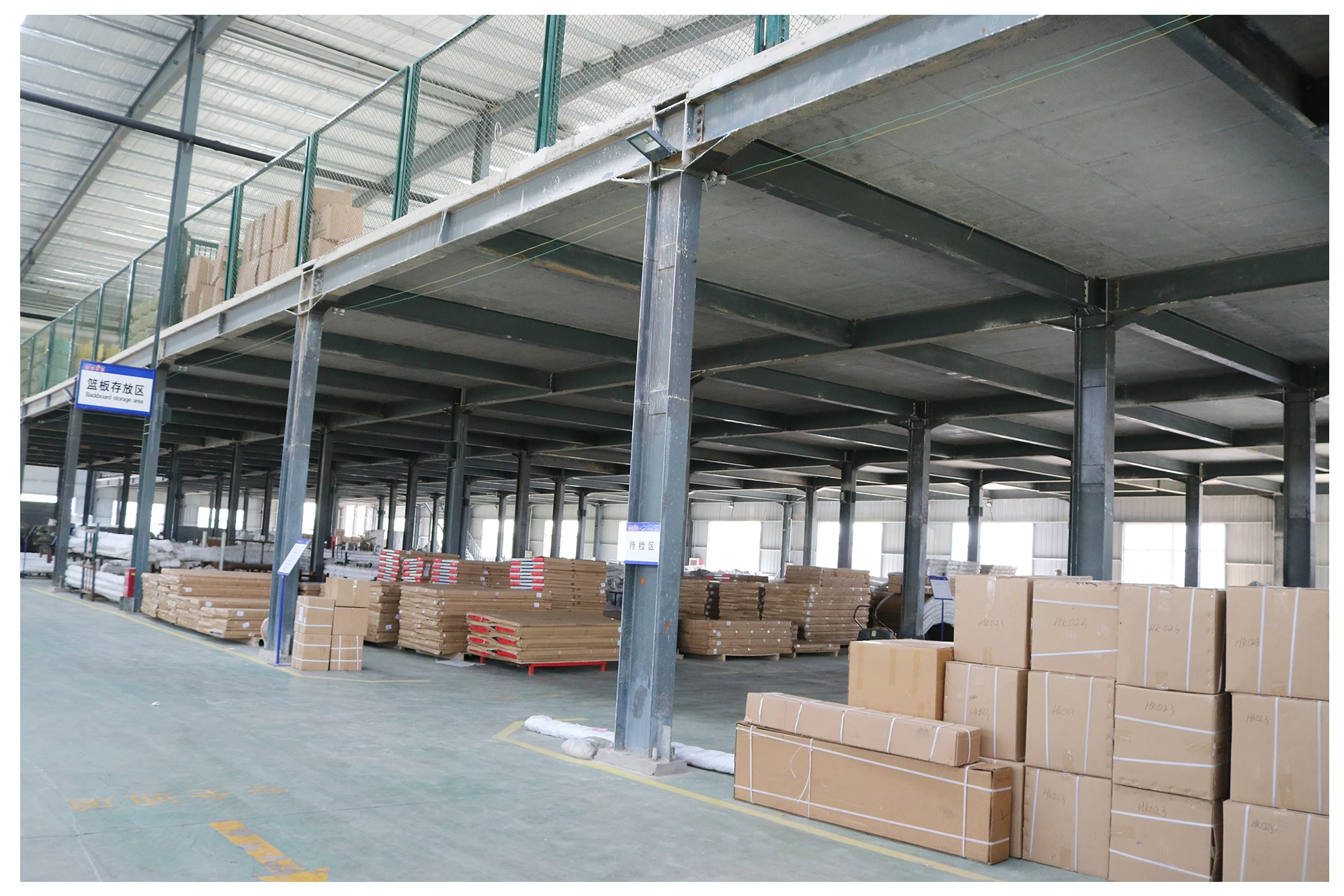 Highly quality basketball stand professional basketball backstop with fiberglass basketball backboard