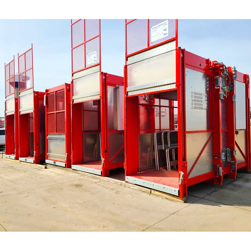 ZK China Factory price passengers and materials lifter construction Elevator SC200/200 construction hoist