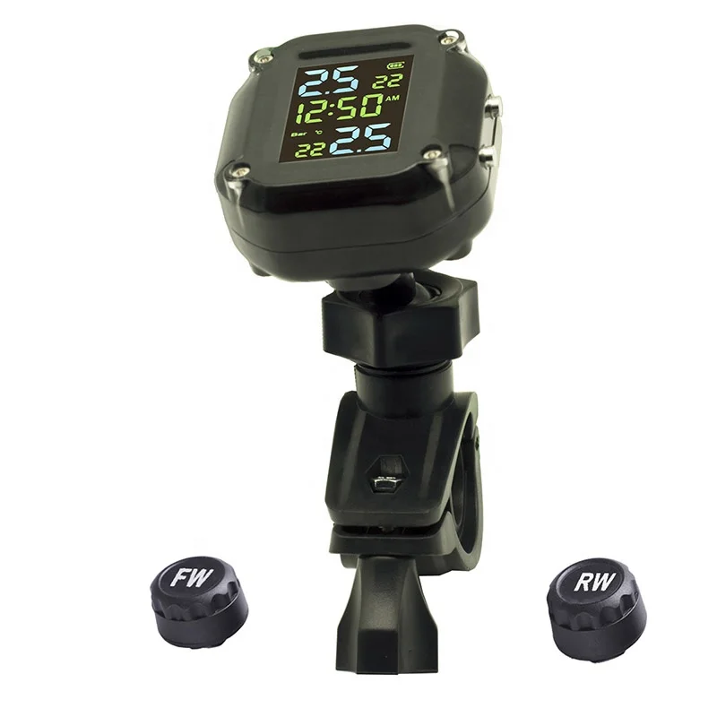 
External sensors tire pressure monitoring system motorcycle TPMS 