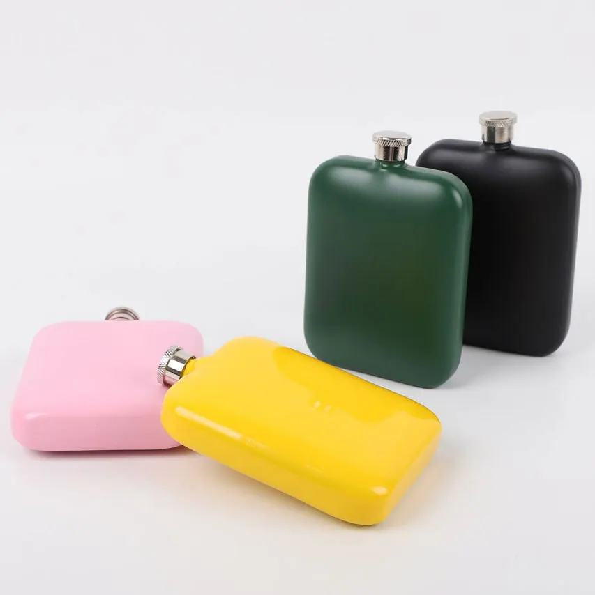 6Oz Leak Proof Engraved Flask Whisky Stainless Steel Pocket Hip for