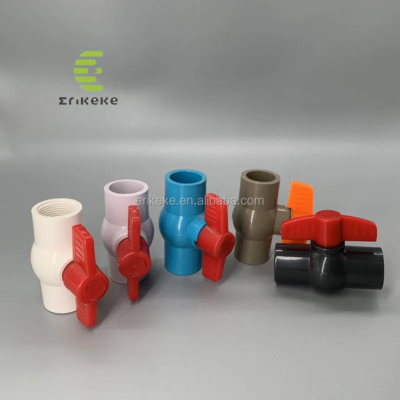 New Products Irrigation Industrial Valve List Injection Plastic CPVC Ball Valve