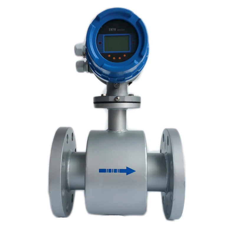Digital Electromagnetic Cheap Hot Water Flowmeter Liquid Water Magnetic Flow Meter