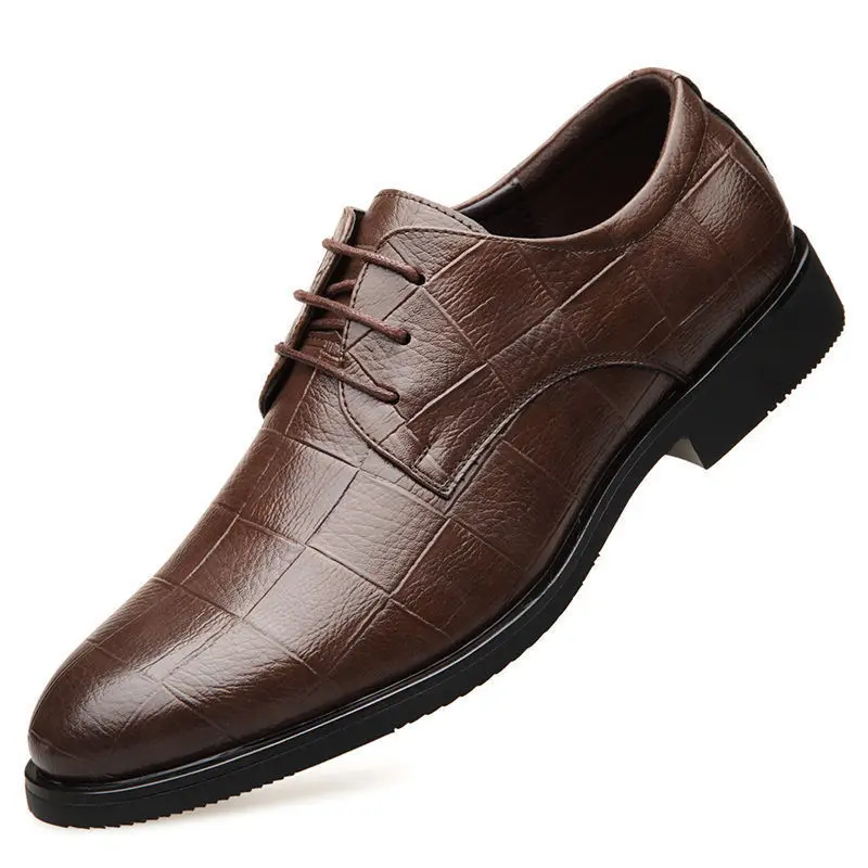 low price business pu leather male shoes cheap casual dress shoes for men