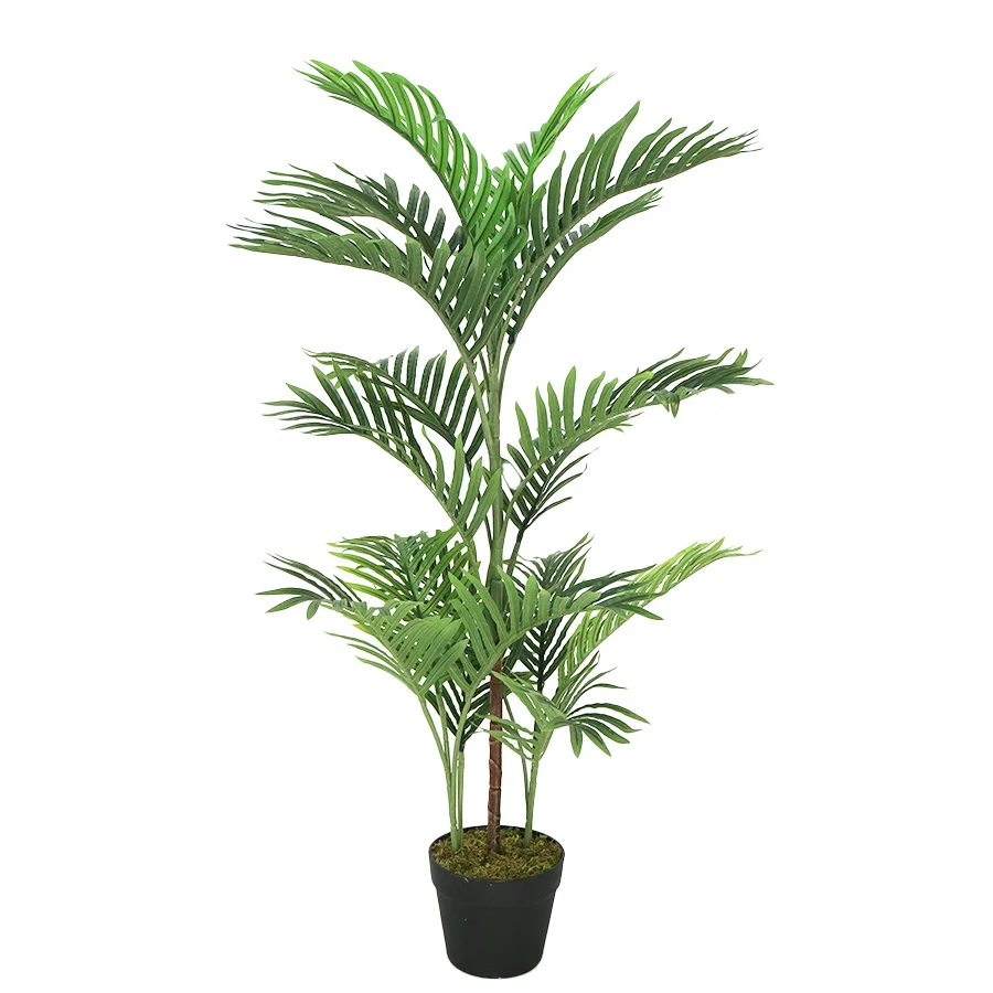 Wholesale 100cm high artificial palm tree for indoor decoration