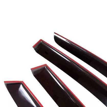 Black Window Door Visor For Nissan xtrail t312010 2007-2015  Accessories  Rain shield  Wind Deflector