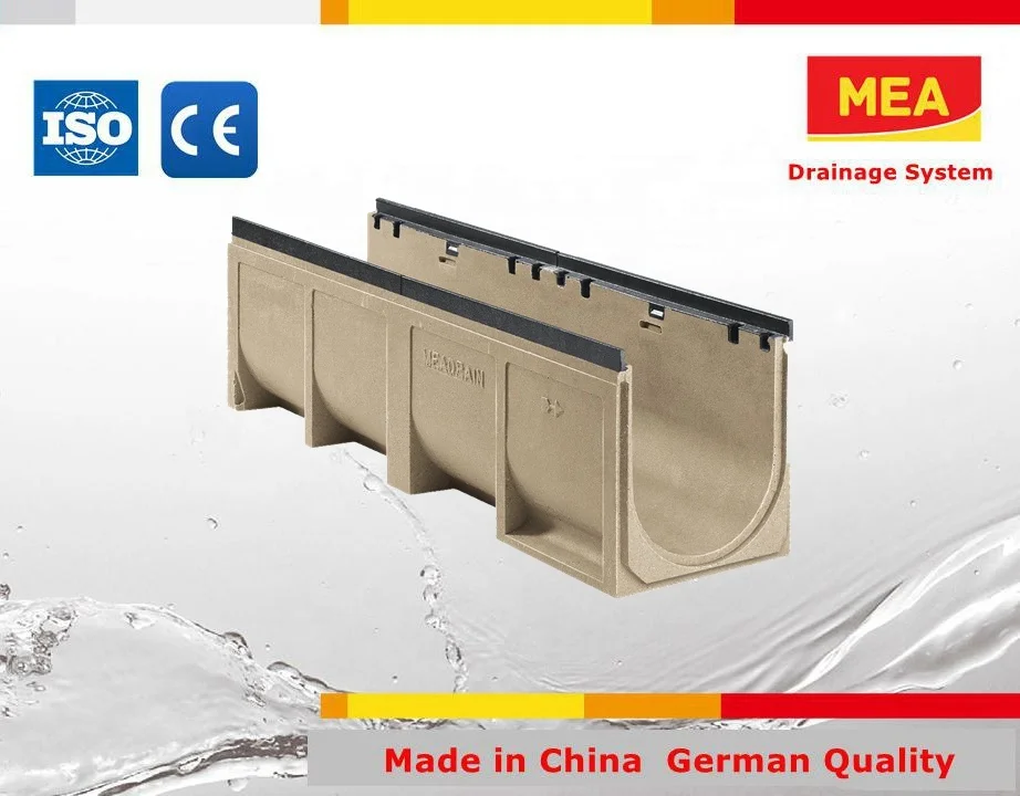 
MEA Polymer Concrete Drainage Channel ,trench drain channel 