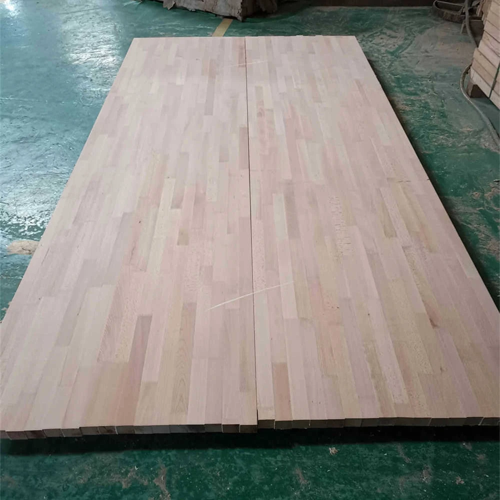 China Factory Professional Production And Sales Up To 6 Meters Long Solid Beech Finger Jointed Planks Wooden Countertop