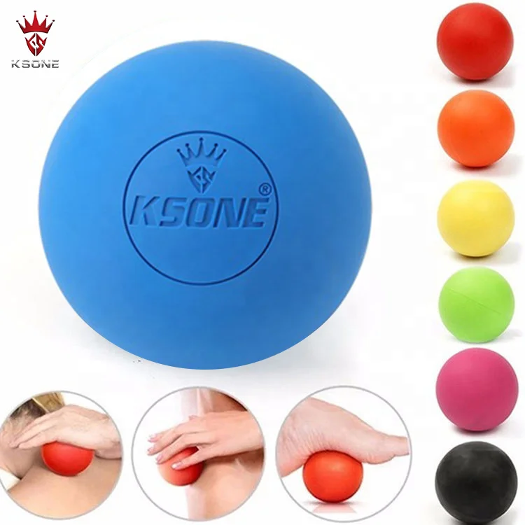 standard lacrosse ball ncaa  with Custom design ball Natural Rubber trig-ger point Massage Ball therapy massager