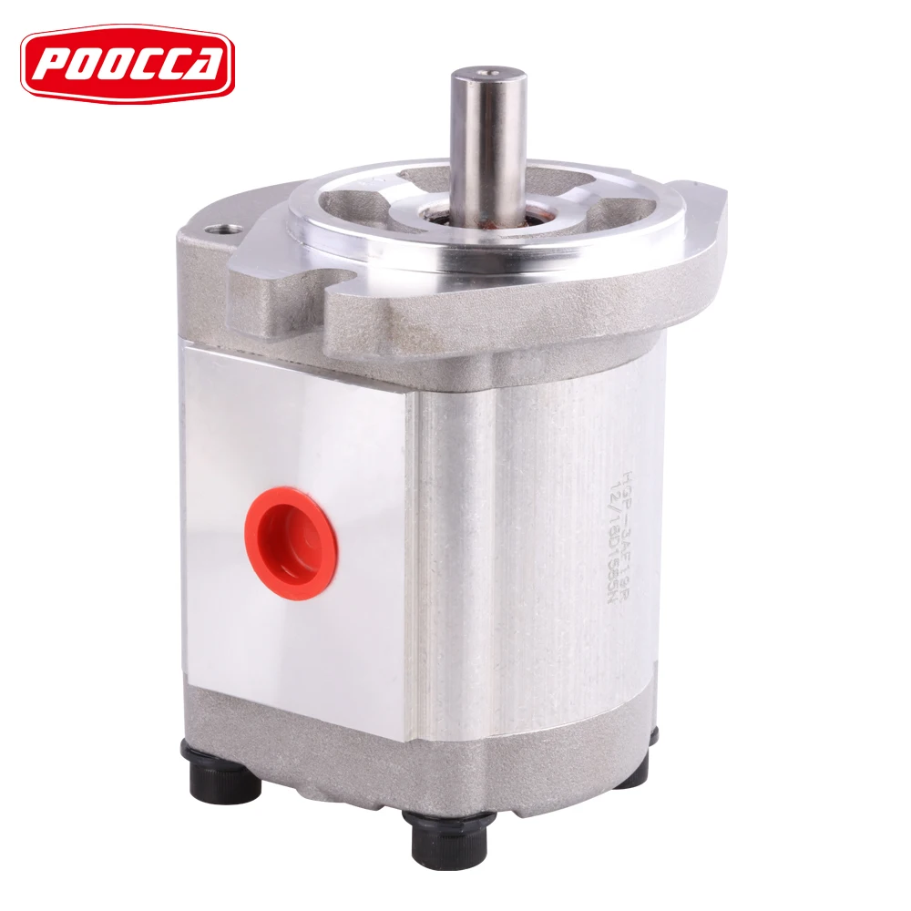 Micro Aluminum Oil Fange Type HGP-3A Hydraulic Gear Pump China Pumps