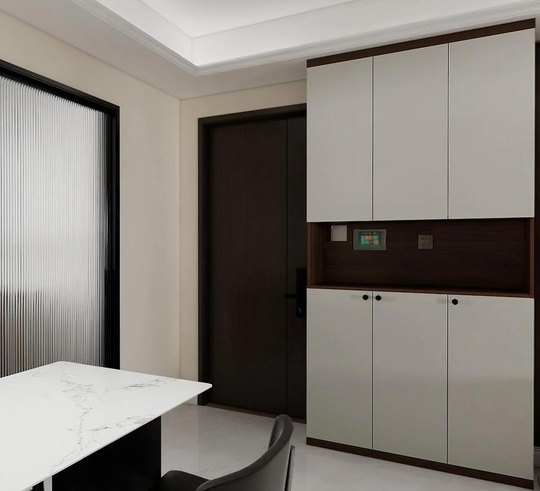 2024 Hot modern open combined living room cabinets large capacity storage cabinets